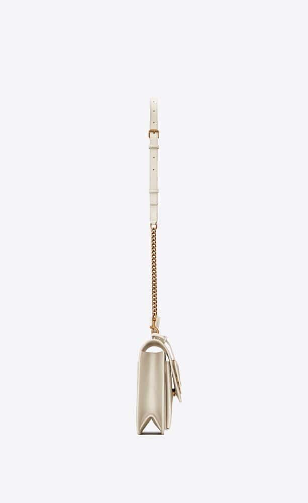 SUNSET MEDIUM TOP HANDLE IN SMOOTH LEATHER