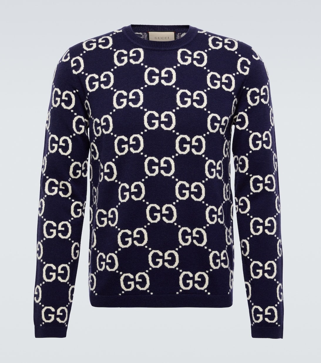 GG jacquard wool sweater