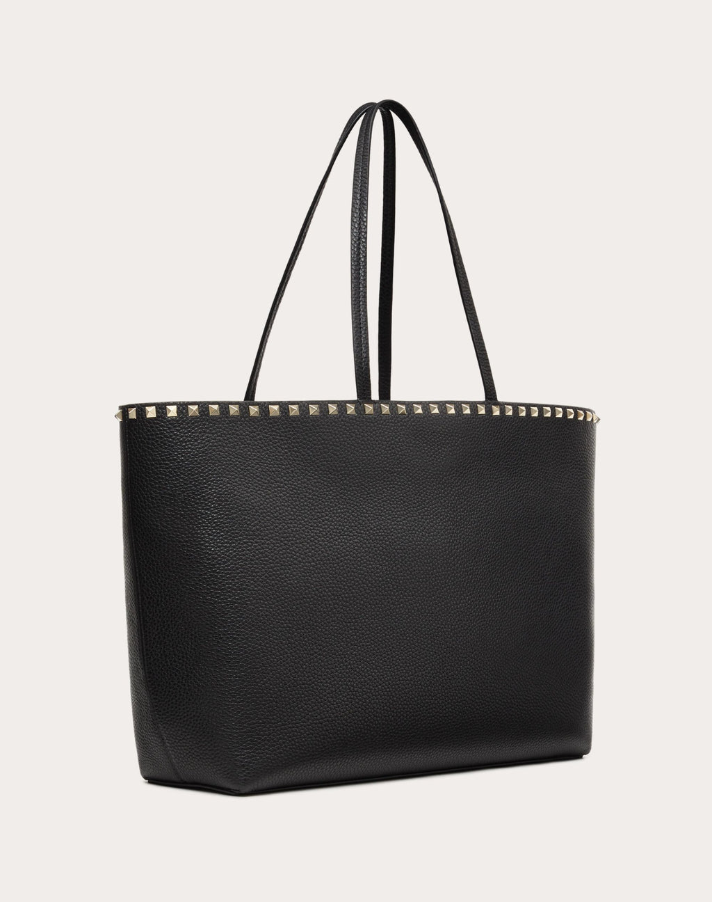 ROCKSTUD GRAINY CALFSKIN TOTE BAG