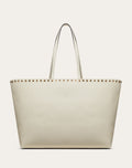 ROCKSTUD GRAINY CALFSKIN TOTE BAG