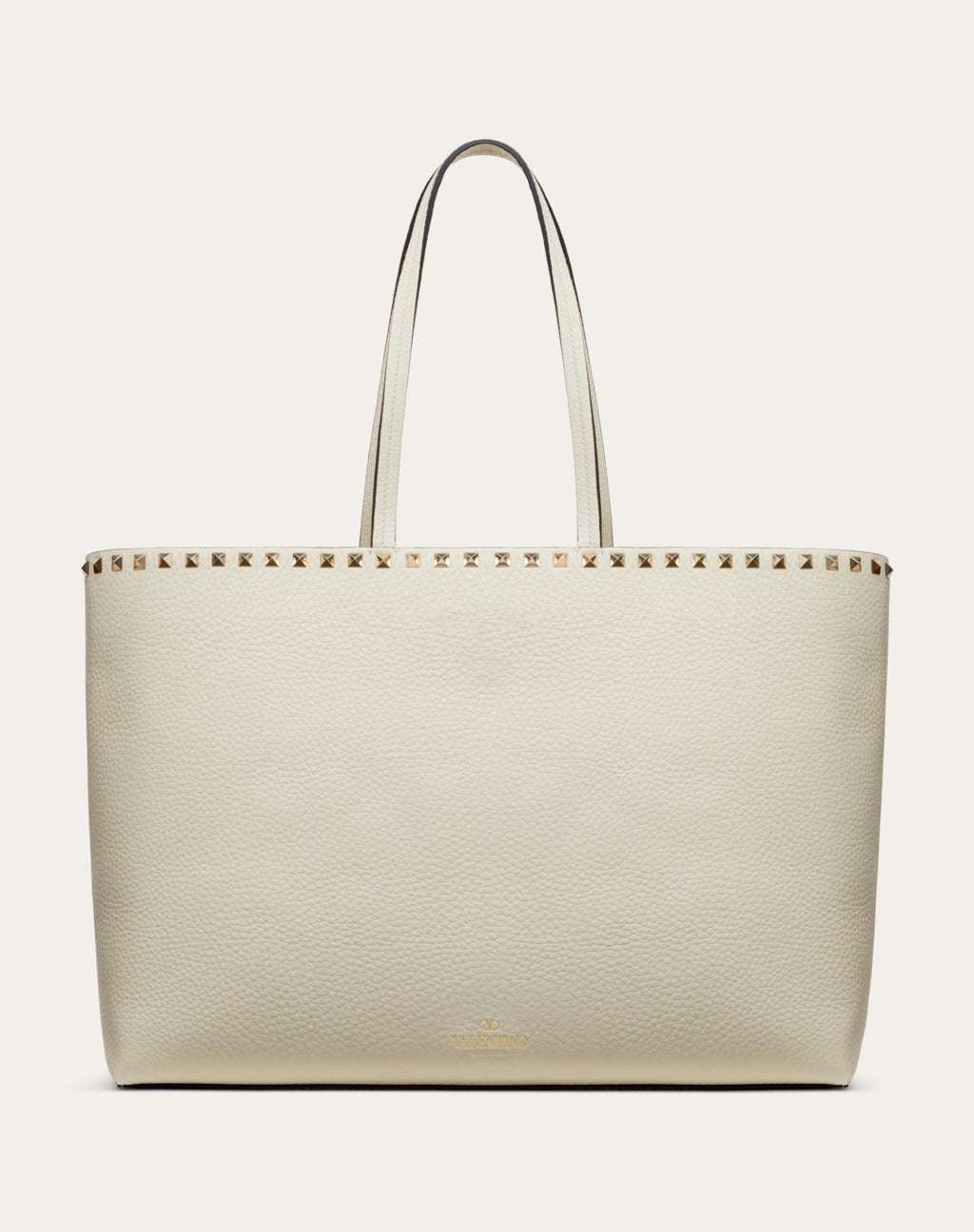 ROCKSTUD GRAINY CALFSKIN TOTE BAG