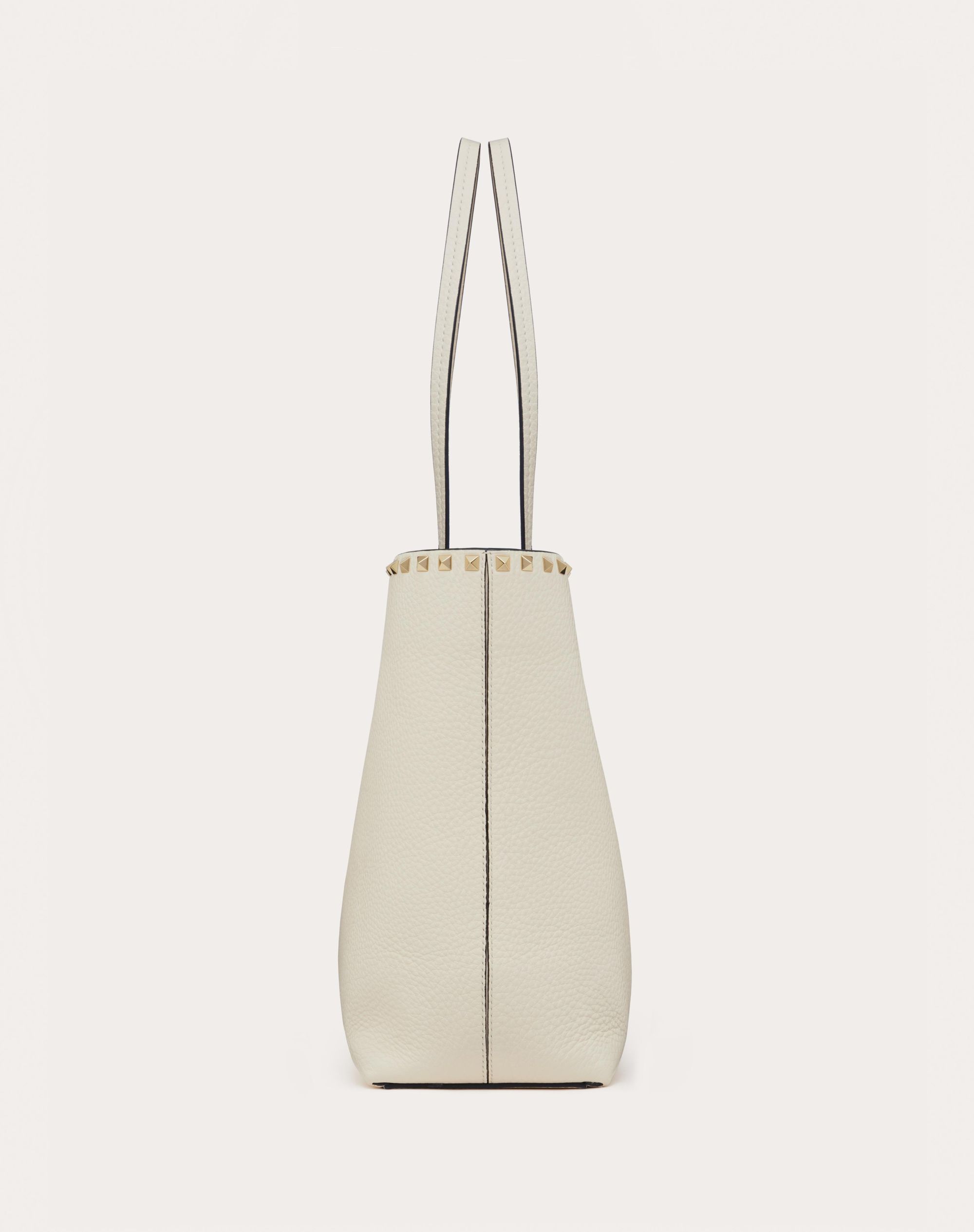 ROCKSTUD GRAINY CALFSKIN TOTE BAG