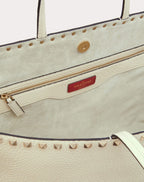 ROCKSTUD GRAINY CALFSKIN TOTE BAG