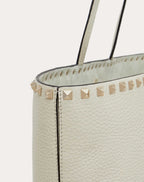 ROCKSTUD GRAINY CALFSKIN TOTE BAG