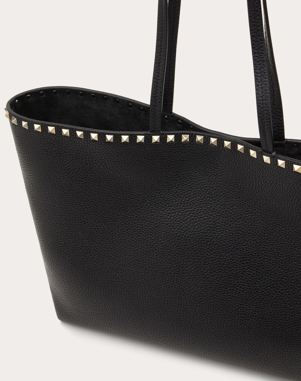 ROCKSTUD GRAINY CALFSKIN TOTE BAG