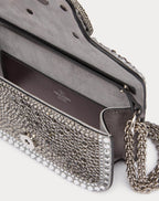 SMALL LOCÒ SHOULDER BAG WITH RHINESTONES