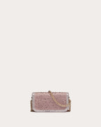 SMALL LOCÒ SHOULDER BAG WITH RHINESTONES