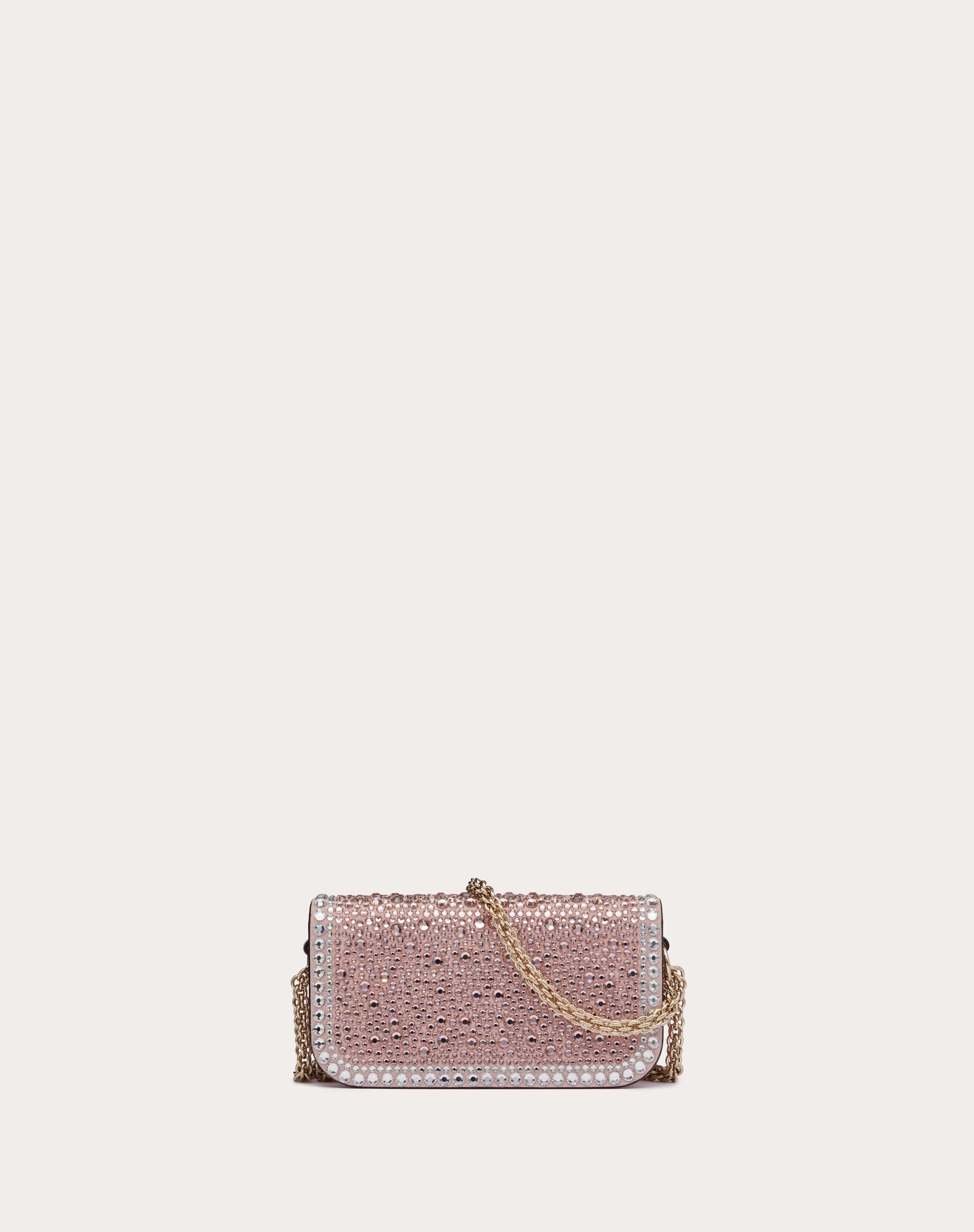 SMALL LOCÒ SHOULDER BAG WITH RHINESTONES