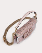 SMALL LOCÒ SHOULDER BAG WITH RHINESTONES