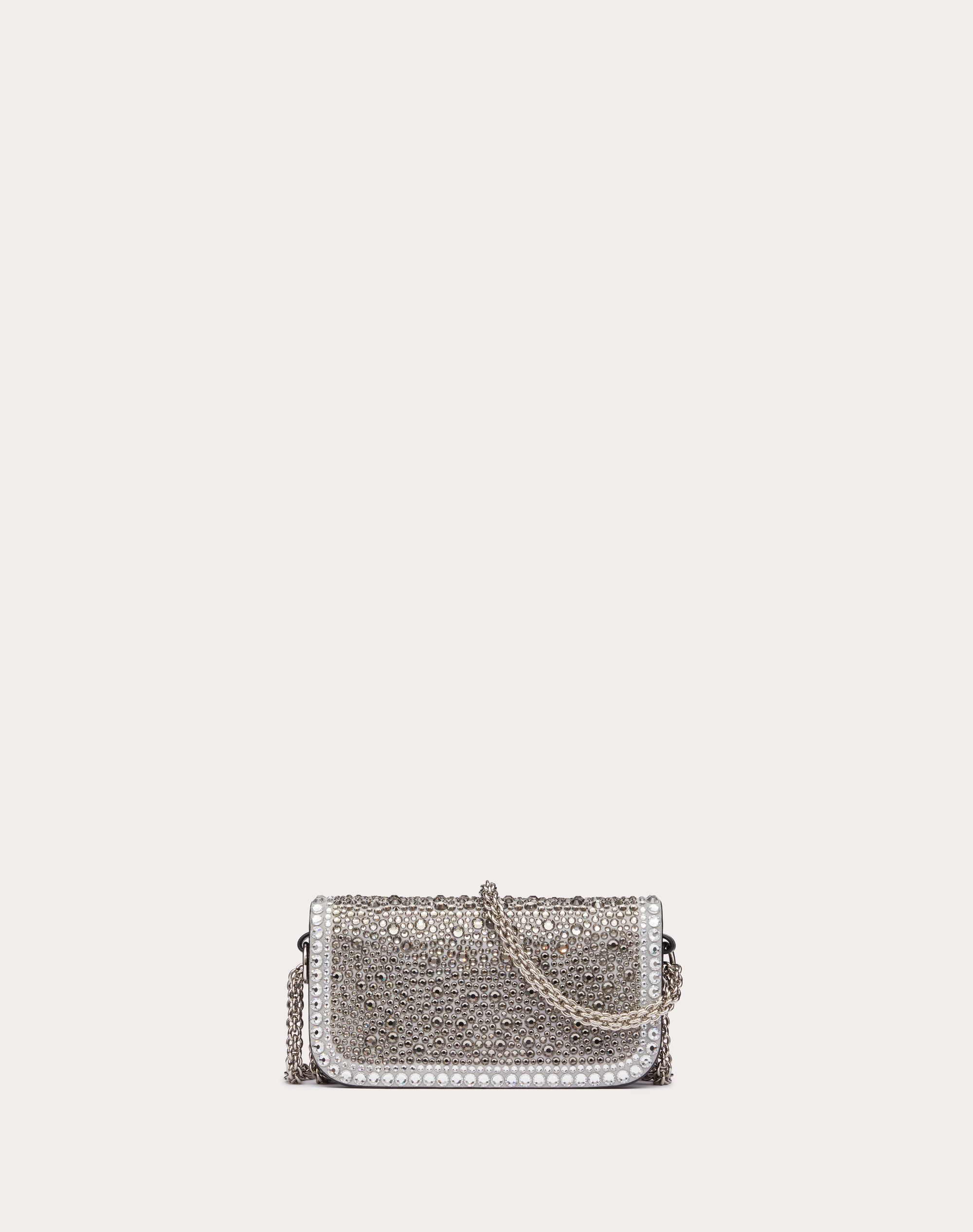 SMALL LOCÒ SHOULDER BAG WITH RHINESTONES
