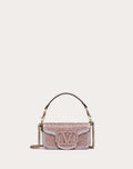 SMALL LOCÒ SHOULDER BAG WITH RHINESTONES