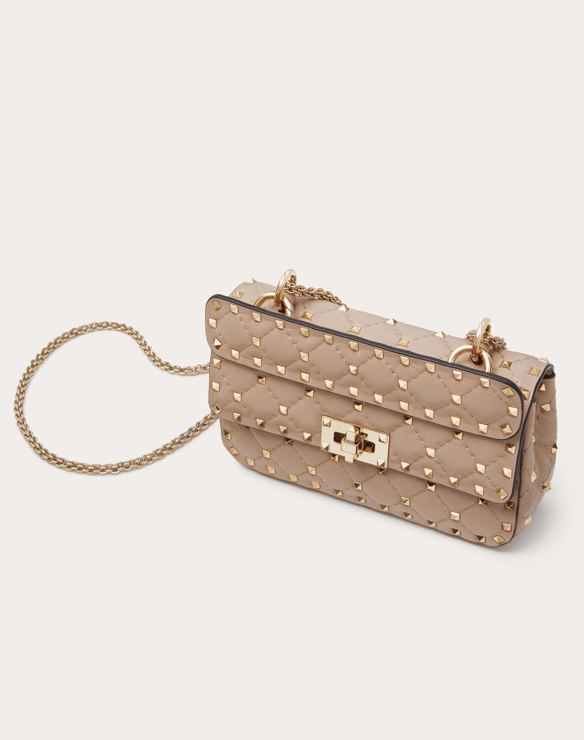 SMALL NAPPA ROCKSTUD SPIKE BAG
