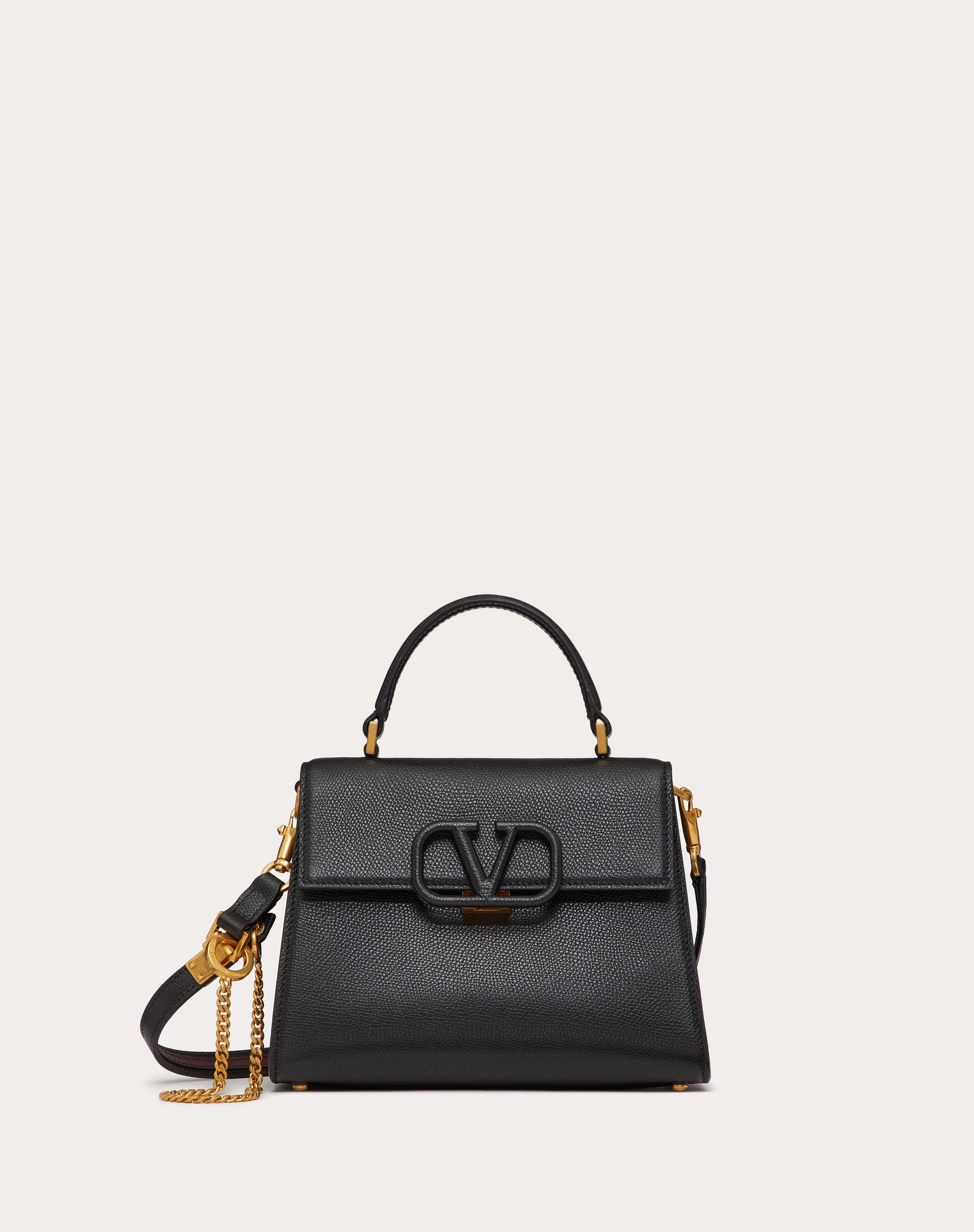 SMALL VSLING GRAINY CALFSKIN HANDBAG