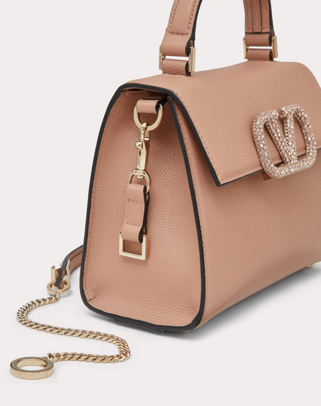 SMALL VSLING HANDBAG WITH JEWEL EMBROIDERY