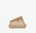 Fendi First Small Dove gray leather bag