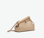 Fendi First Small Dove gray leather bag