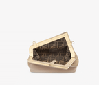Fendi First Small Dove gray leather bag