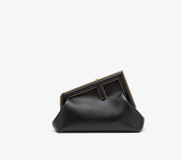 Black nappa leather bag