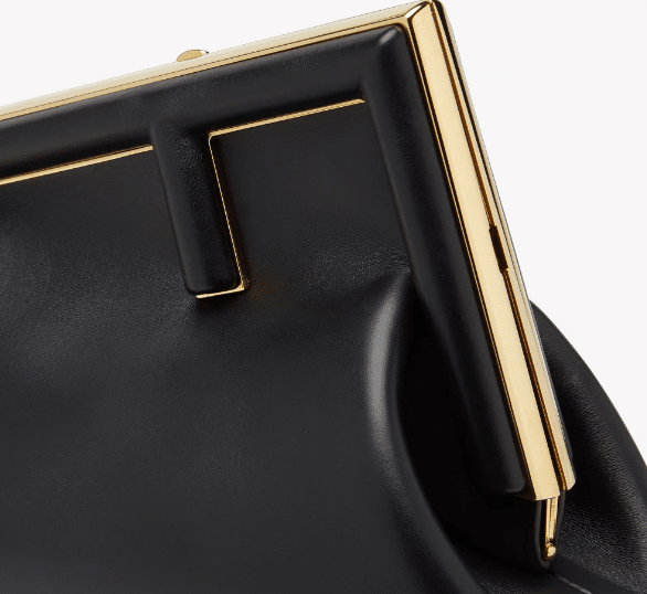 Black nappa leather bag