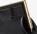 Black nappa leather bag