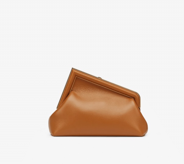 Fendi First Small Brown leather bag