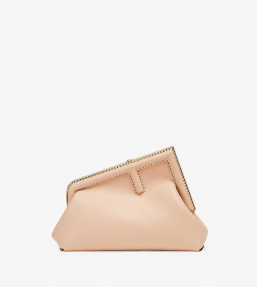 Fendi First Small Pink leather bag