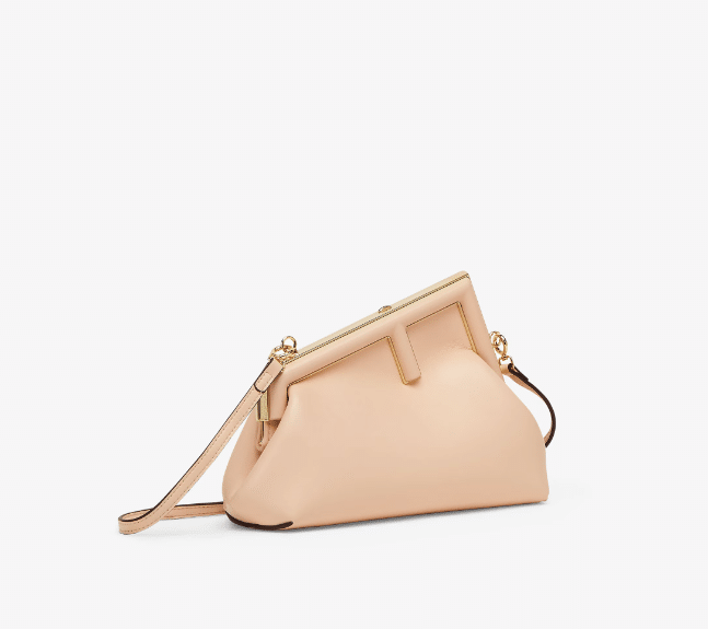 Fendi First Small Pink leather bag