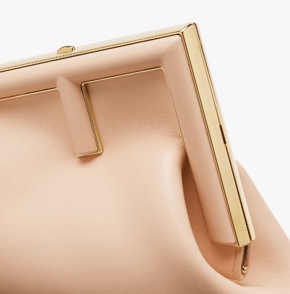 Fendi First Small Pink leather bag