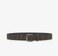 Brown FF fabric belt