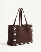 Valentino Garavani Nellcôte Suede Shopping Bag