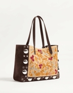 Valentino Garavani Nellcôte Embroidered Shopping Bag