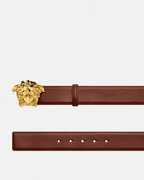 Versace Leather Belt with Medusa Buckle