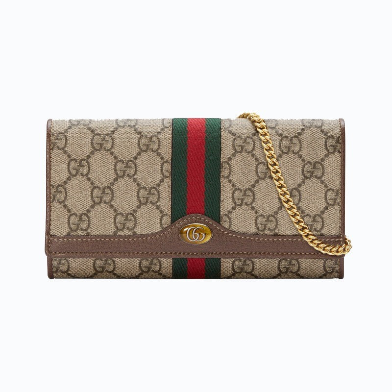 Gucci Ophidia GG chain wallet
