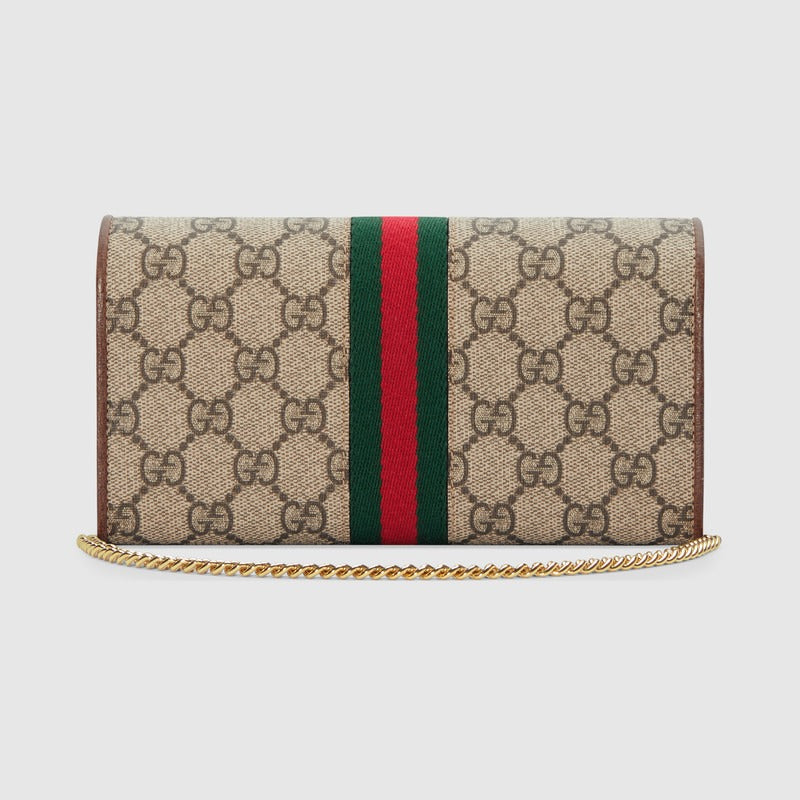 Gucci Ophidia GG chain wallet