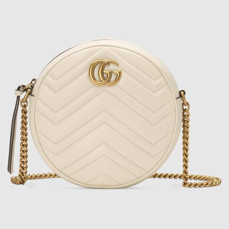 GG Marmont mini round shoulder bag