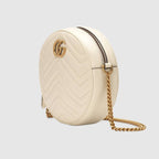 GG Marmont mini round shoulder bag
