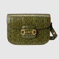 Gucci 1955 Horsebit snakeskin shoulder bag