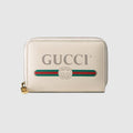 Gucci Print leather card case