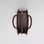 Burberry Medium Leather Two-handle Title Bag
