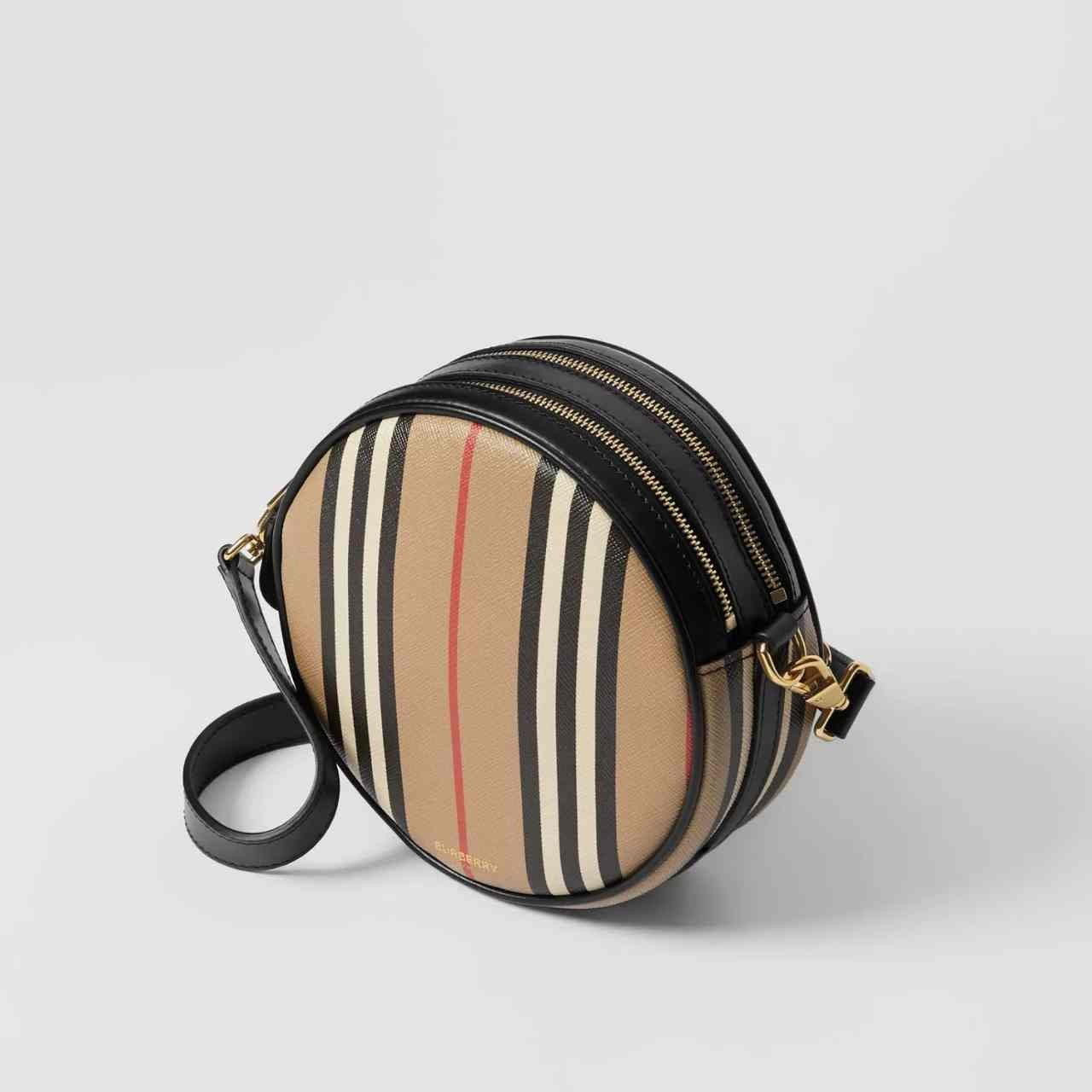 Burberry Icon Stripe E-canvas Louise Bag