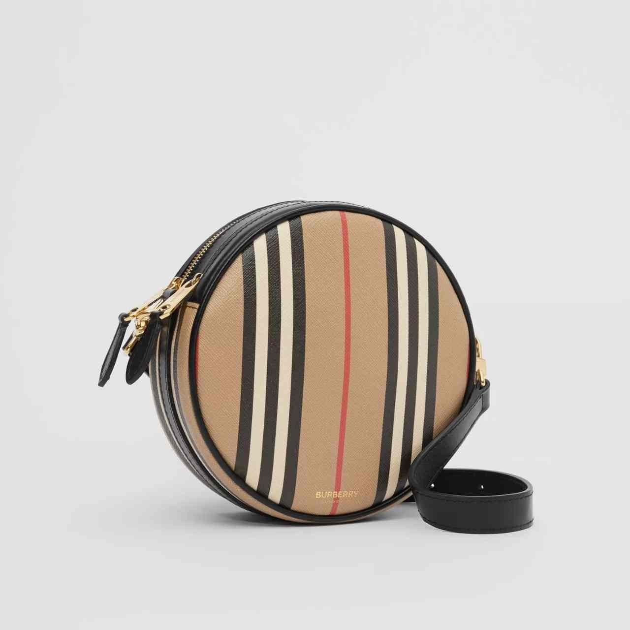 Burberry Icon Stripe E-canvas Louise Bag