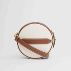 Burberry Logo Graphic Canvas and Leather Louise Bag