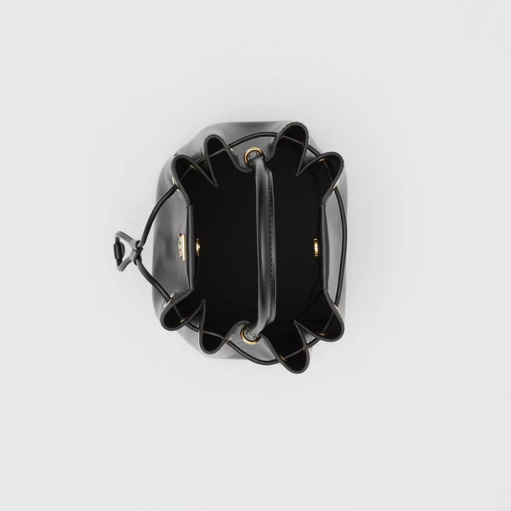 Burberry Monogram Motif Leather Bucket Bag
