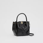 Burberry Monogram Motif Leather Bucket Bag