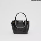 Burberry Monogram Motif Leather Bucket Bag