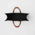 Burberry Medium Leather and Vintage Check Two-handle Title Bag