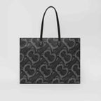 Burberry Monogram Print E-canvas Tote Bag