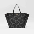 Burberry Mini Monogram Print E-canvas Beach Tote