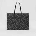 Burberry Monogram Print E-canvas Tote Bag