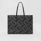 Burberry Monogram Print E-canvas Tote Bag